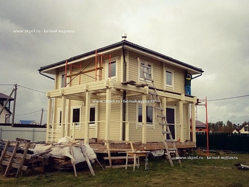 Брусовой дом в ДНП 