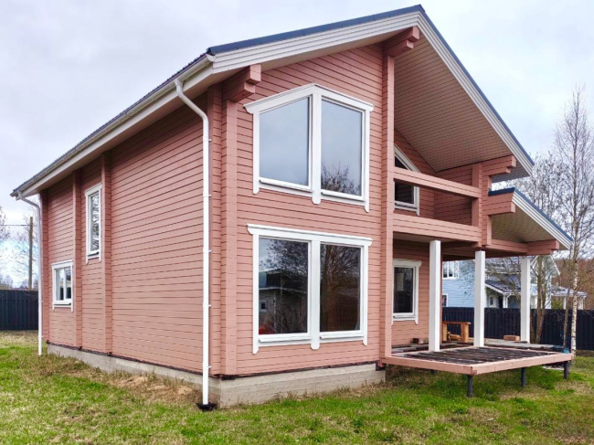 Дом из бруса в пос.Шапки