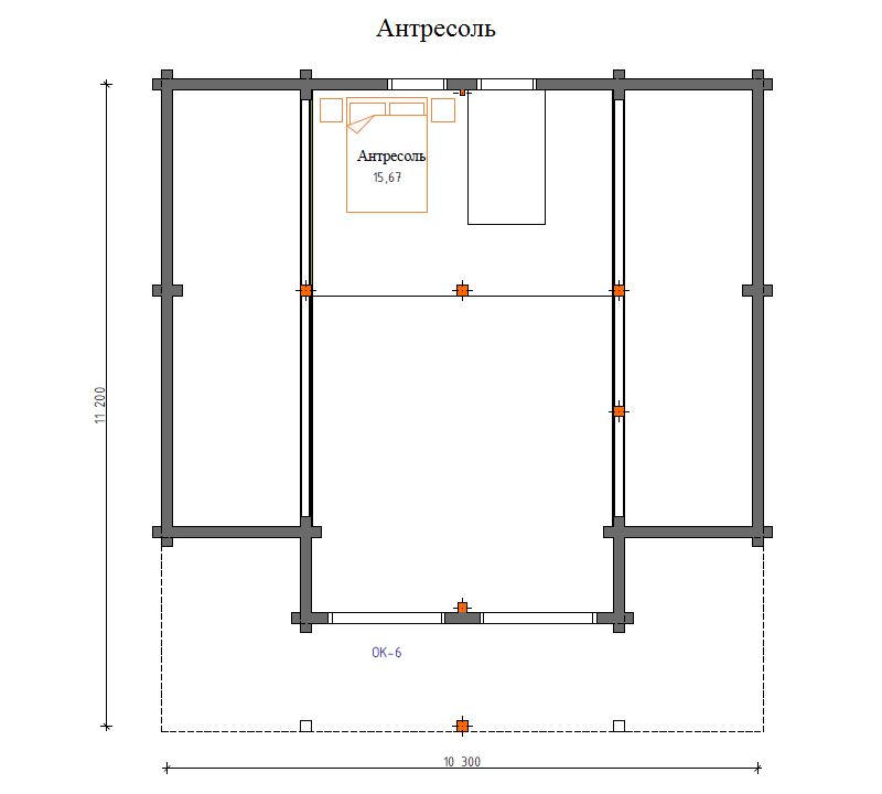 Планировка №2 - Брусовой дом в поселке Ириновка Планировка №2 - Брусовой дом в поселке Ириновка
