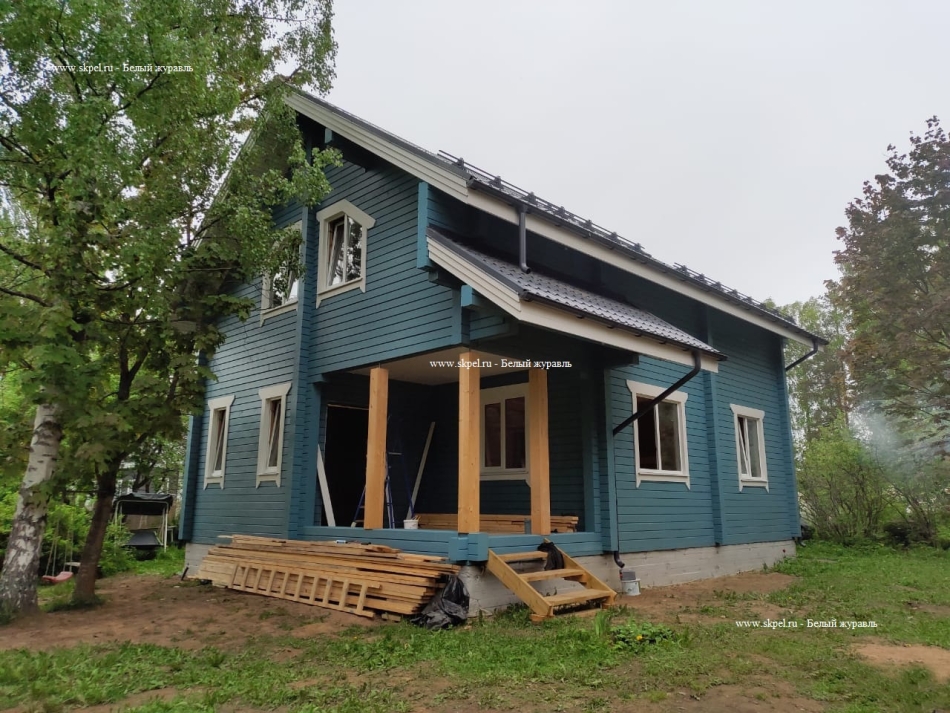 Дом из бруса в СНТ «Печатник»