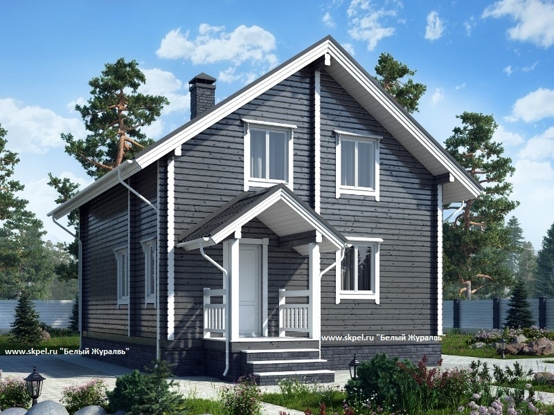 Дом из бруса 7*8 ДБ-62