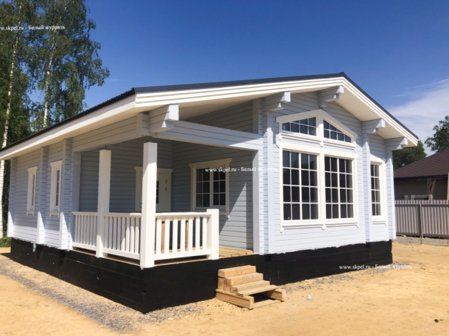 Дом из бруса в СНТ «Защита»