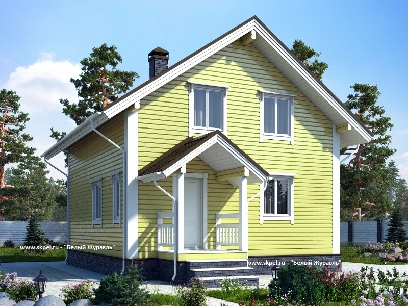 Каркасный дом 7х8 (Проект К-3) Каркасный дом 7х8 (Проект К-3)