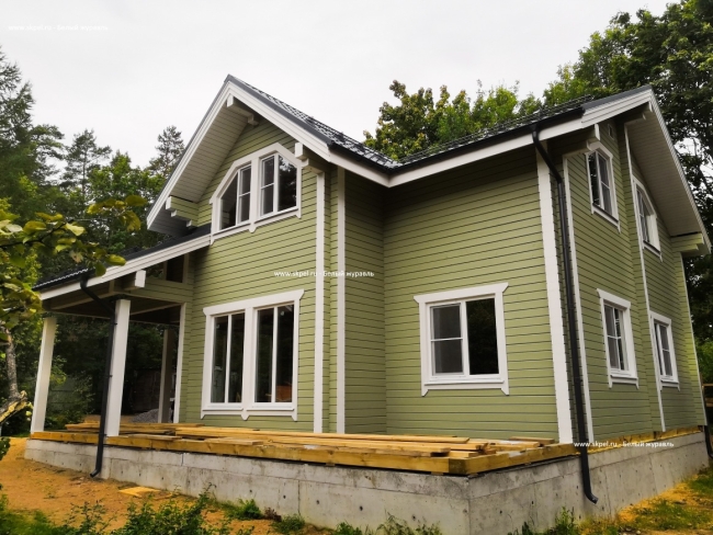 Брусовой дом в Приветнинском