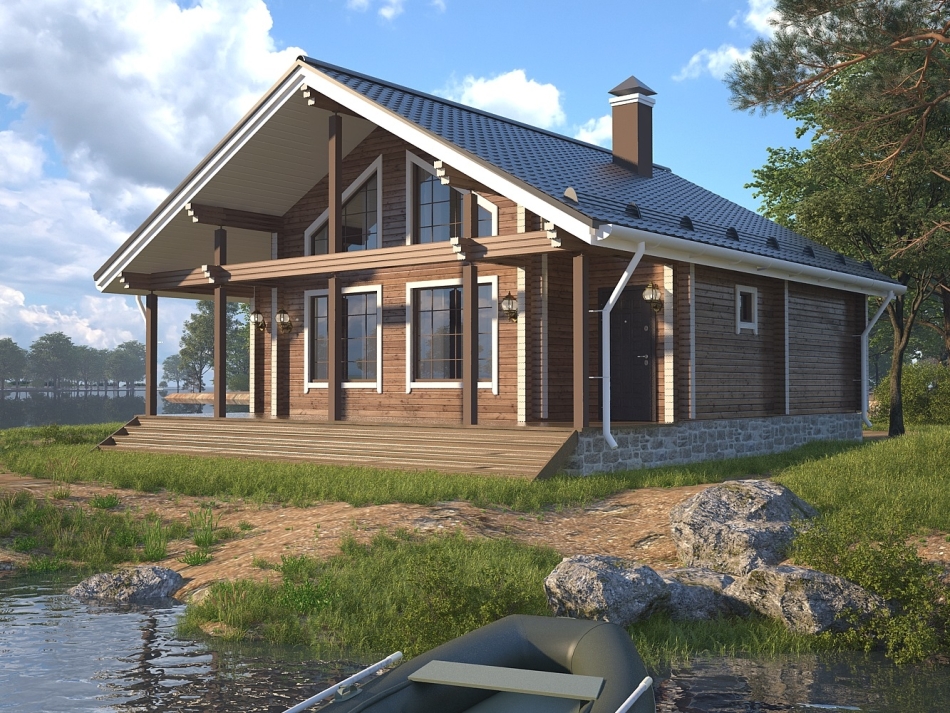 Дом из бруса 10х11 ДБ-50 Дом из бруса 10х11 ДБ-50