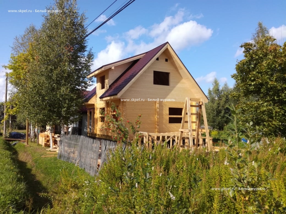 Брусовой дом в поселке Ефимовский