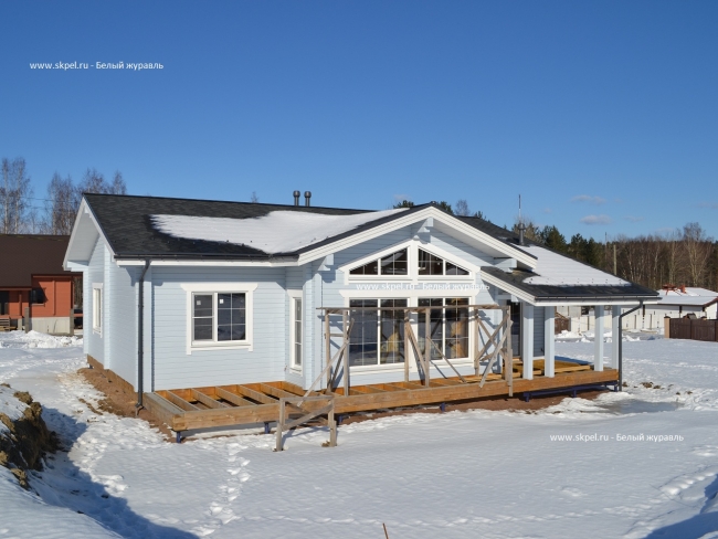 Брусовой дом в КП «Три берега» 2