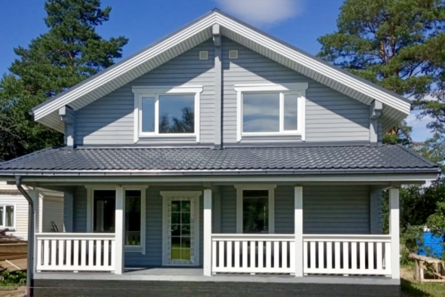 Дом из бруса в Васкелово