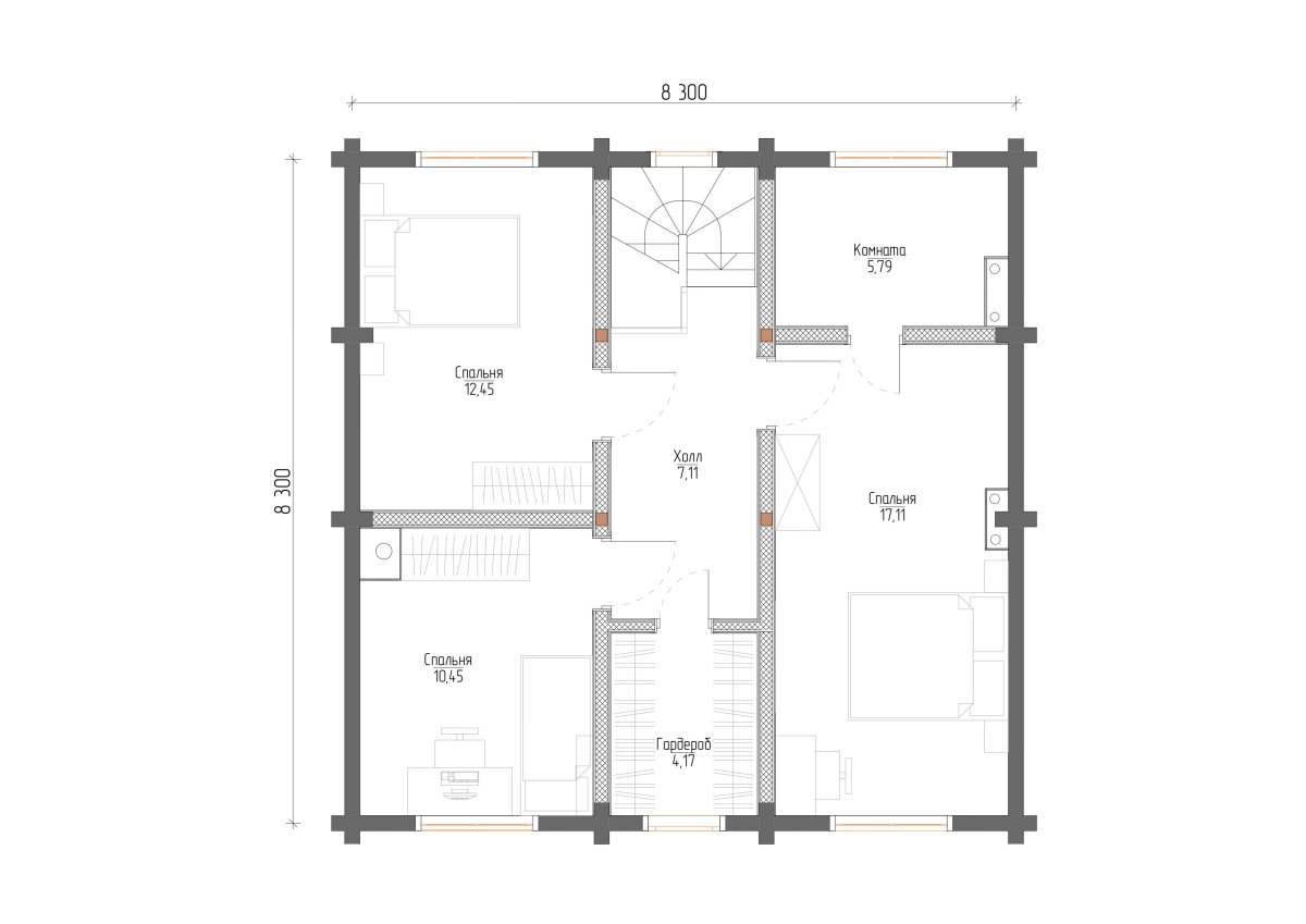 Планировка №2 - Дом в деревне Корпикюля