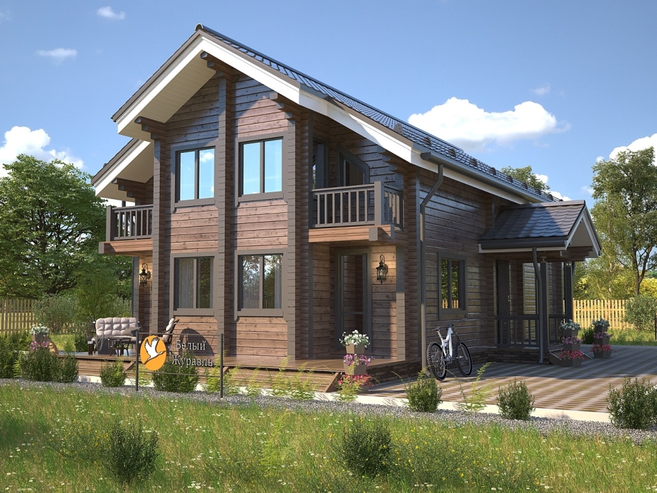 Дом из бруса 10х14 ДБ-53